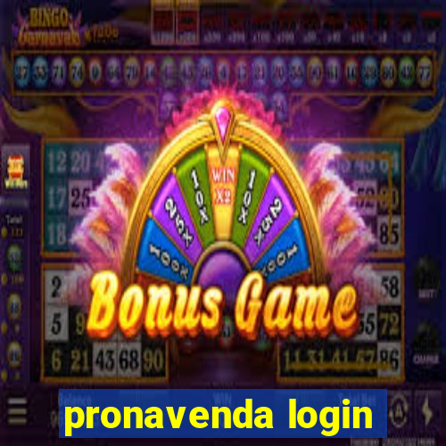 pronavenda login